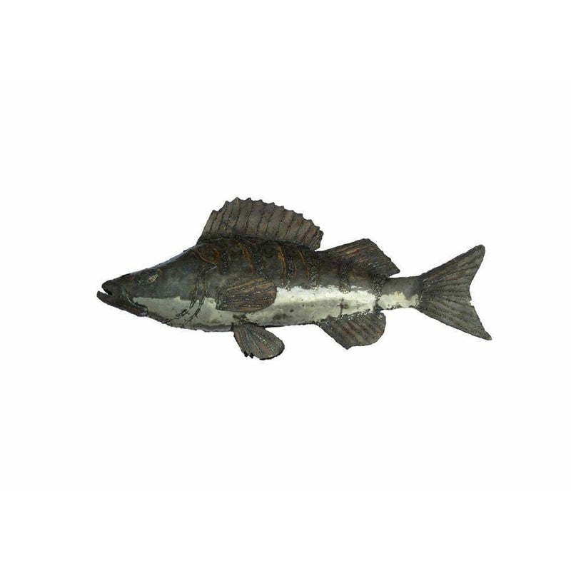 Arrosoir & Persil Perche - Poisson décoratif en métal recyclé 26101