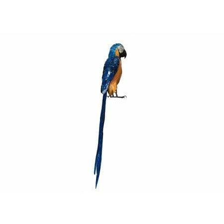 Arrosoir & Persil Perroquet couleur - Oiseau décoratif en métal recyclé 12034