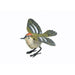 Arrosoir & Persil Roitelet ailes ouvertes - Oiseau décoratif en métal recyclé 11021