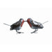 Arrosoir & Persil Rouge gorge – Couple - Oiseau décoratif en métal recyclé 11209