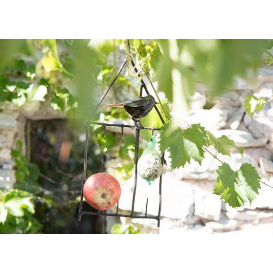 Arrosoir & Persil Rouge queue – porte graisse modèle maison - Accessoire décoratif pour oiseaux 20214