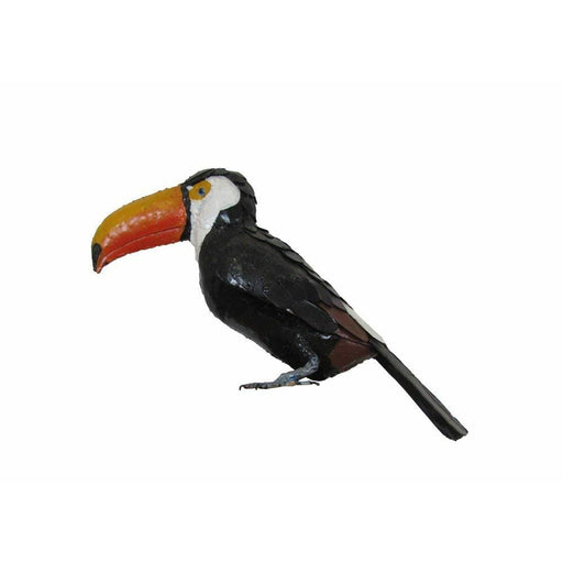Arrosoir & Persil Toucan - Oiseau décoratif en métal recyclé 12015