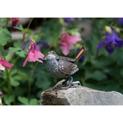 Arrosoir & Persil Troglodyte mignon - Oiseau décoratif en métal recyclé 11016
