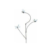 Arrosoir & Persil Tuteur 3 Papillons Blancs - Oiseau décoratif en métal recyclé TUTPAP