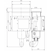 Astral Pool Skimmers RVS Skimmer A-203 - Skimmer Couvercle Droite 07665-0900 * 8432611022386 16694
