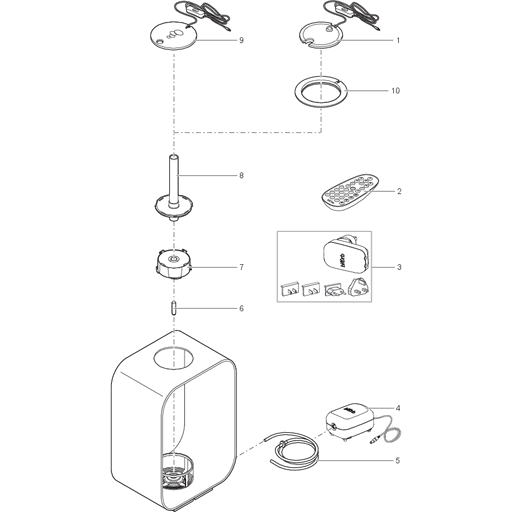 Biorb by Oase Aquariums Pièces détachées pour biOrb LIFE 15 Led clair