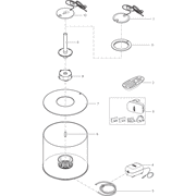 Biorb by Oase Aquariums Pièces détachées pour biOrb TUBE 30 MCR blanc