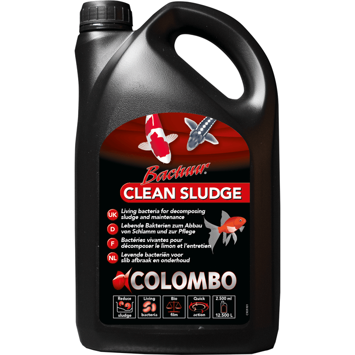 Colombo Produits d'entretien Bactuur Clean Sludge 2500ml pour 12.500litres - Réducteur de vase 05020245