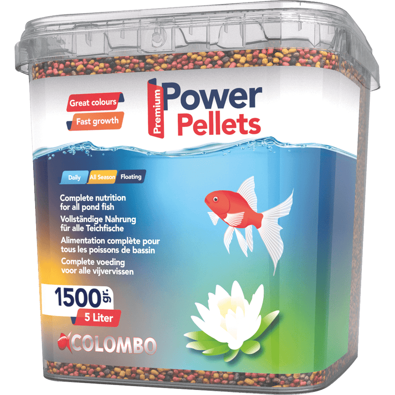 Colombo Nourriture pour poissons Colombo Power Pellet 5L - Aliments pour poissons 8715897316586 03050750