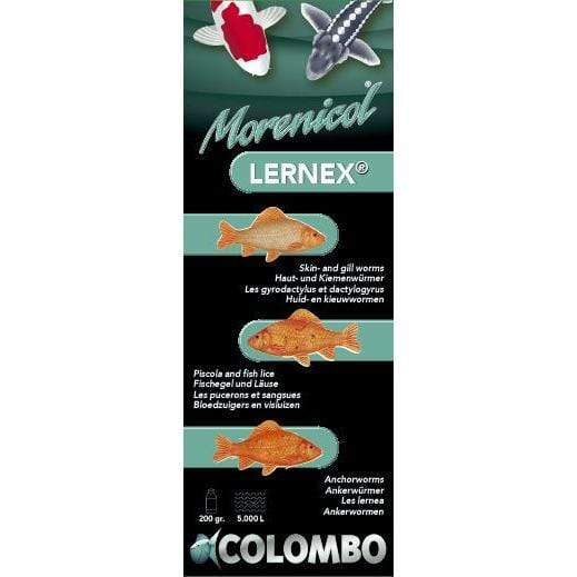Colombo Traitements Lernex 200gr/5.000litres - Contre les vers de la peau et des branchies - Morenicol Colombo 8715897025648 05020340