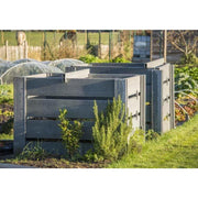 ECOO Mobilier de jardin Bac à compost durable - 120CM x 100CM x 100CM - 1300L - ECOO 5400929504002 700730
