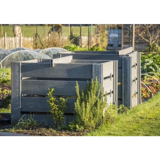 ECOO Mobilier de jardin Bac à compost durable - 120CM x 100CM x 100CM - 1300L - ECOO 5400929504002 700730