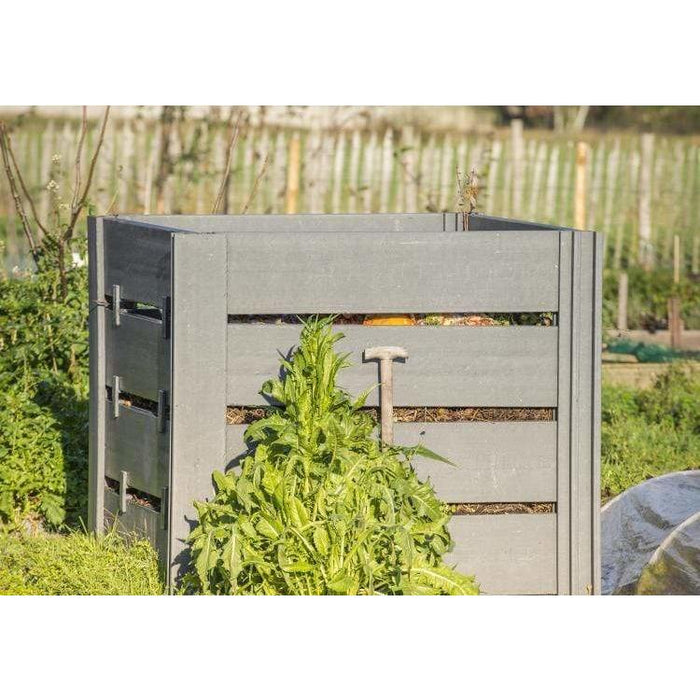 ECOO Mobilier de jardin Bac à compost durable - 120CM x 100CM x 100CM - 1300L - ECOO 5400929504002 700730