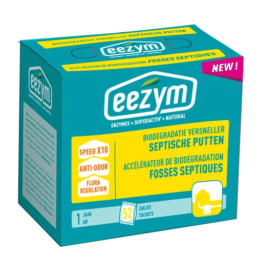 Eezym Accélérateur de Biodégradation Fosses Septiques Sachets Solubles