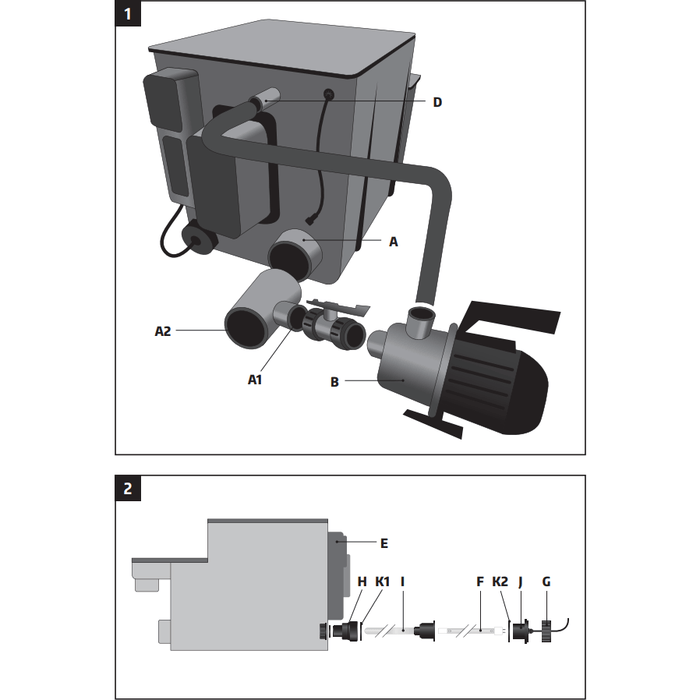 Filtreau Filtres à tambour Drum-Filter avec UV 40W Amalgame - Filtreau