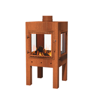 Forno Cooking Cheminées en acier corten - Digna - 0.5m x 0.5m x 0.95m BDS2.150
