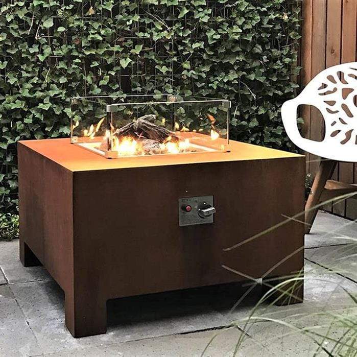 Forno Cooking Feu à gaz en acier corten - 1m x 0.8m x 0.5m VBC2