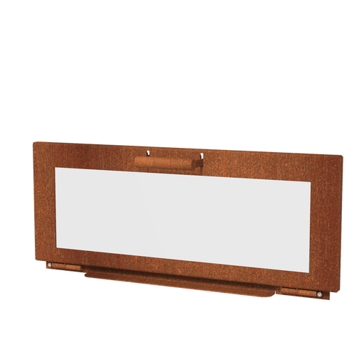 Forno Cooking Porte de cheminées en acier corten -  Enok - 0.75m x 0.01m x 0.35m BKDS1