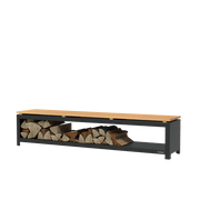 Forno Cooking Stockage de bois - Hr Coating - 2m x 0.4m x 0.43m BHG2H