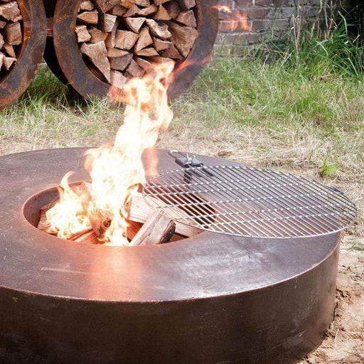 Forno Cooking Table de feu en acier corten - 1.25m x 0.28m VLS1