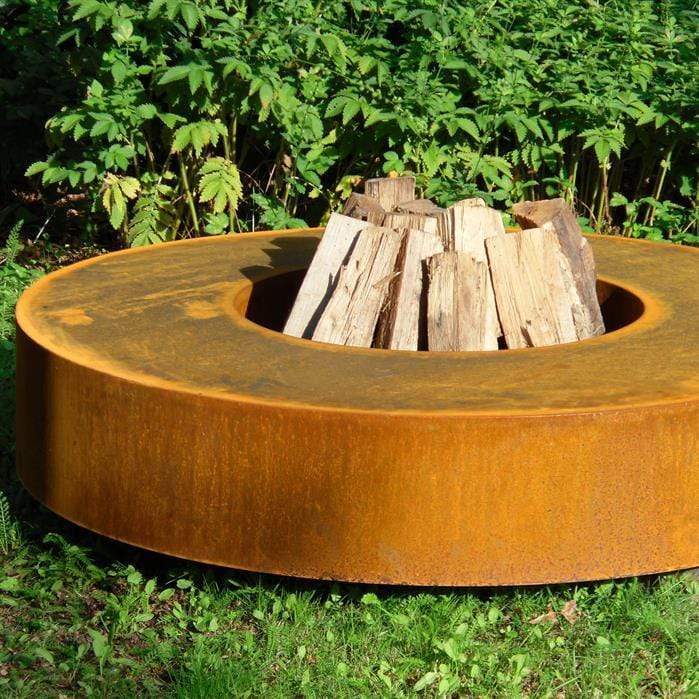 Forno Cooking Table de feu en acier corten - 1.25m x 0.28m VLS1