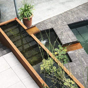 Foudebassin.com Bassins préformés Bassin en acier corten 300 x 100 x 60CM VC6