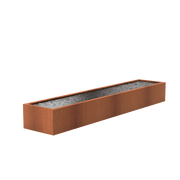 Foudebassin.com Bassins préformés Bassin en acier corten 500 x 100 x 60CM VC2