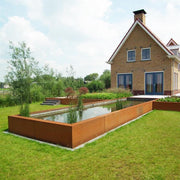 Foudebassin.com Bassins préformés Bassin en acier corten 600 x 100 x 40CM VC1.1
