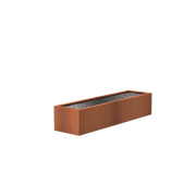 Foudebassin.com Bassins préformés Bassin en corten seul Bassin en acier corten 300 x 800 x 60CM VC7
