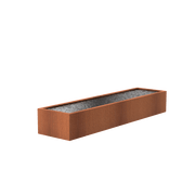 Foudebassin.com Bassins préformés Bassin en corten seul Bassin en acier corten 400 x 100 x 60CM VC3
