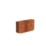 Foudebassin.com Bassins préformés Bassin + Jets 3 tuyaux (120x25x60CM) avec pompe Bassin en acier corten 120 x 800 x 60CM VC11+VCM1.5.3