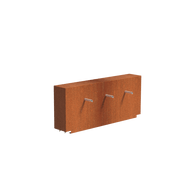 Foudebassin.com Bassins préformés Bassin + Jets 3 tuyaux (150x25x60CM) avec pompe Bassin en acier corten 300 x 150 x 40CM VC5.1+VCM1.4.3
