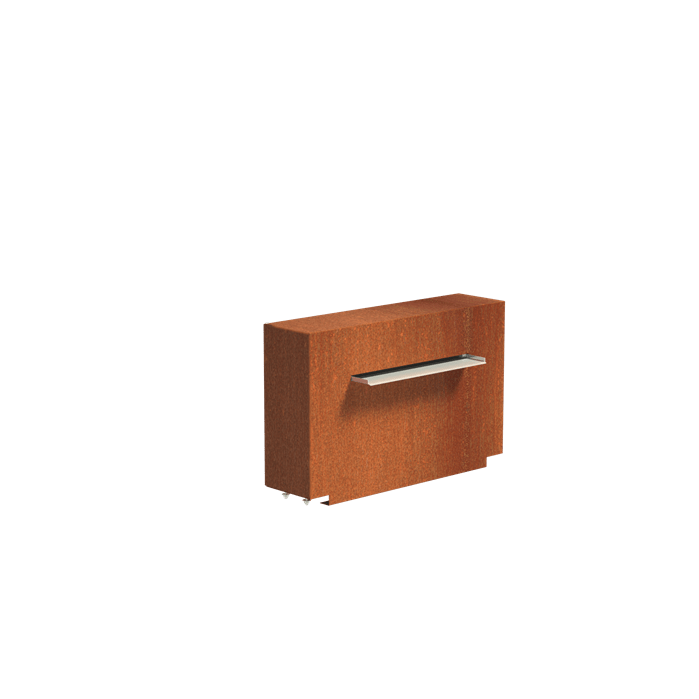 Foudebassin.com Bassins préformés Bassin + Lame d'eau (100x25x60CM) 60CM avec pompe Bassin en acier corten 600 x 100 x 40CM VC1.1+VCM1.6.600