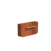 Foudebassin.com Bassins préformés Bassin + Lame d'eau (120x25x60CM) 60CM avec pompe Bassin en acier corten 120 x 800 x 60CM VC11+VCM1.5.600