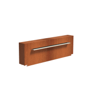 Foudebassin.com Bassins préformés Bassin + Lame d'eau (200x25x60CM) 150CM avec pompe Bassin en acier corten 200 x 800 x 40CM VC9.1+VCM1.3.1500