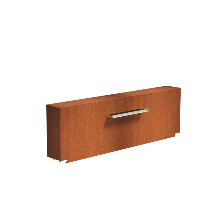 Foudebassin.com Bassins préformés Bassin + Lame d'eau (200x25x60CM) 60CM avec pompe Bassin en acier corten 300 x 200 x 40CM VC4.1+VCM1.3.600