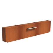 Foudebassin.com Bassins préformés Bassin + Lame d'eau (300x25x60CM) 60CM avec pompe Bassin en acier corten 300 x 100 x 60CM VC6+VCM1.1.600