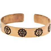 FOUDEBASSIN.COM Bracelet Cuivre - 7 Chakras