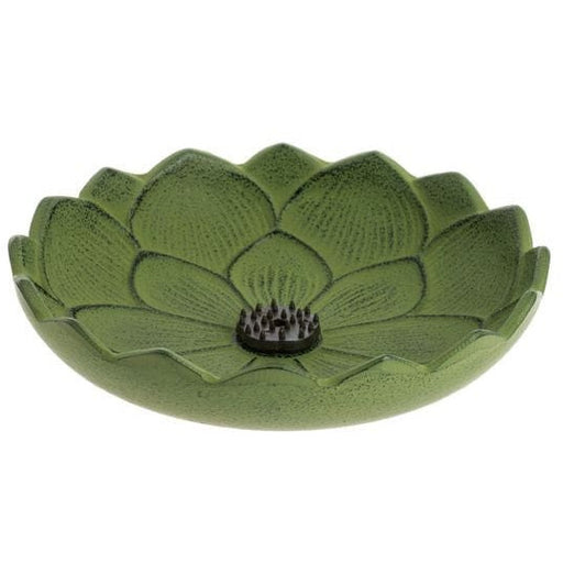 FOUDEBASSIN.COM Brûle-parfums Iwachu Fleur de lotus vert