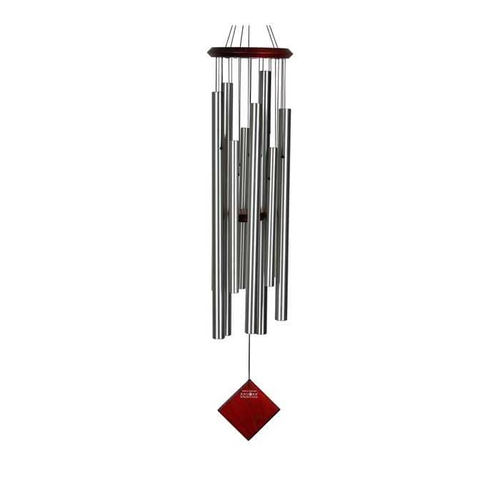 FOUDEBASSIN.COM Carillon à vent Eclipse argenté 101cm - 10 tubes