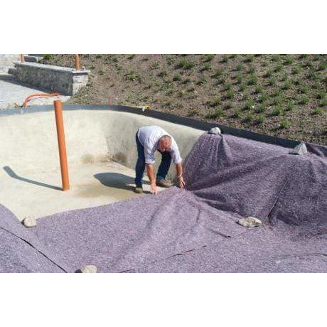 FOUDEBASSIN.COM Feutre Feutrine de protection pour étang - feutrine pour bâche en EPDM ou PVC