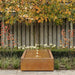 Foudebassin.com Tables d'eau Table d'eau en acier corten 300 x 100 x 40CM - Avec 3 fontaines + LED CB4