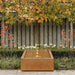 Foudebassin.com Tables d'eau Table d'eau en acier corten 500 x 100 x 40CM - Avec 5 fontaines + LED CB2