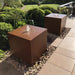 Foudebassin.com Tables d'eau Table d'eau en bloc en acier corten 70 x 70 x 70CM - Avec LED CWB1