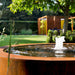 Foudebassin.com Tables d'eau Table d'eau rond en acier corten 100 x 40CM - Avec 1 fontaines + LED CBR6