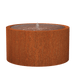 Foudebassin.com Tables d'eau Table d'eau rond en acier corten 145 x 75CM - Avec 1 fontaines + LED CBR1