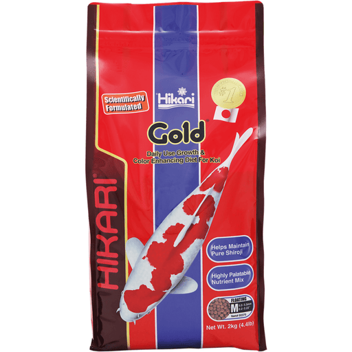 Hikari Nourriture Hikari Gold - Medium 2kg - Aliment quotidien améliorant couleur et croissance 042055023702 03020122