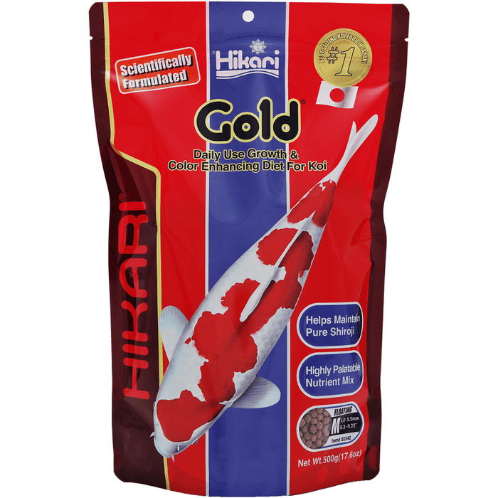 Hikari Nourriture Hikari Gold - Medium 500gr - Aliment quotidien améliorant couleur et croissance 0042055023429 03020120