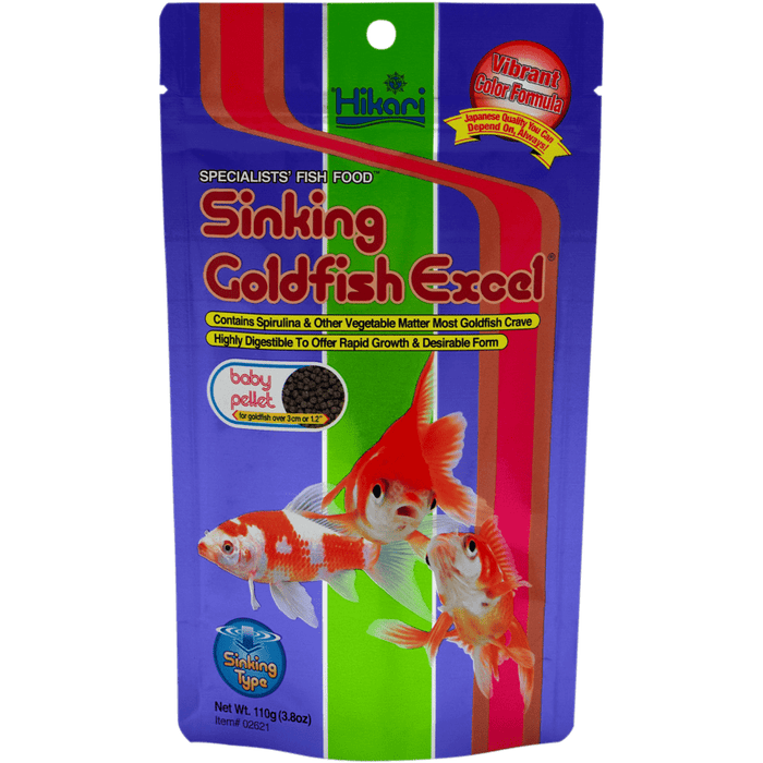 Hikari Nourriture Hikari Goldfish Excel Baby - 110gr - Pour poissons rouges et voiles de chine 42055026215 C3020248