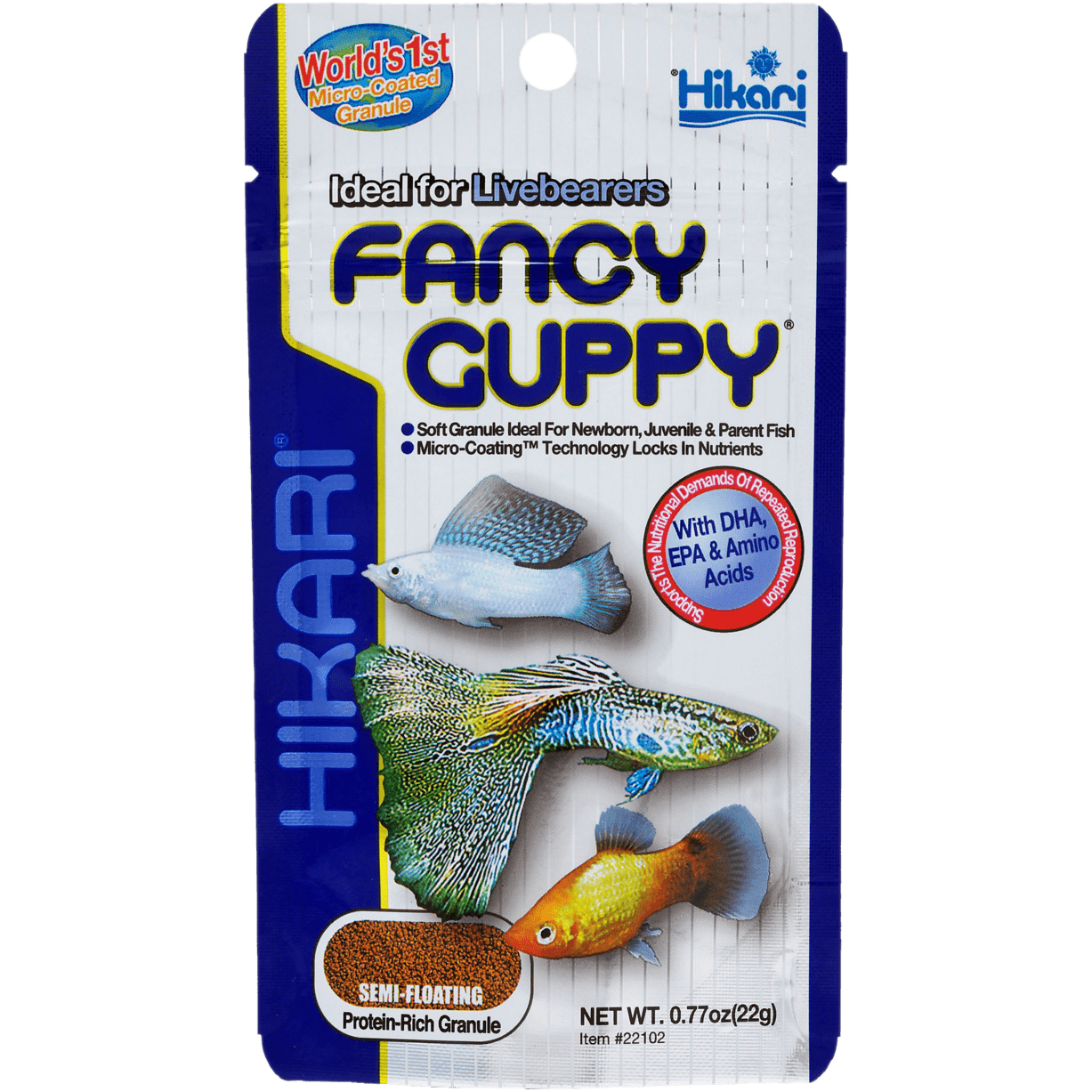 Nourriture pour guppys